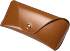 Compatible with Ray Ban Case,Brown Leather Compatible with Rayban Sunglasses Case Fit for Ray-Ban Meta Smart Glass.