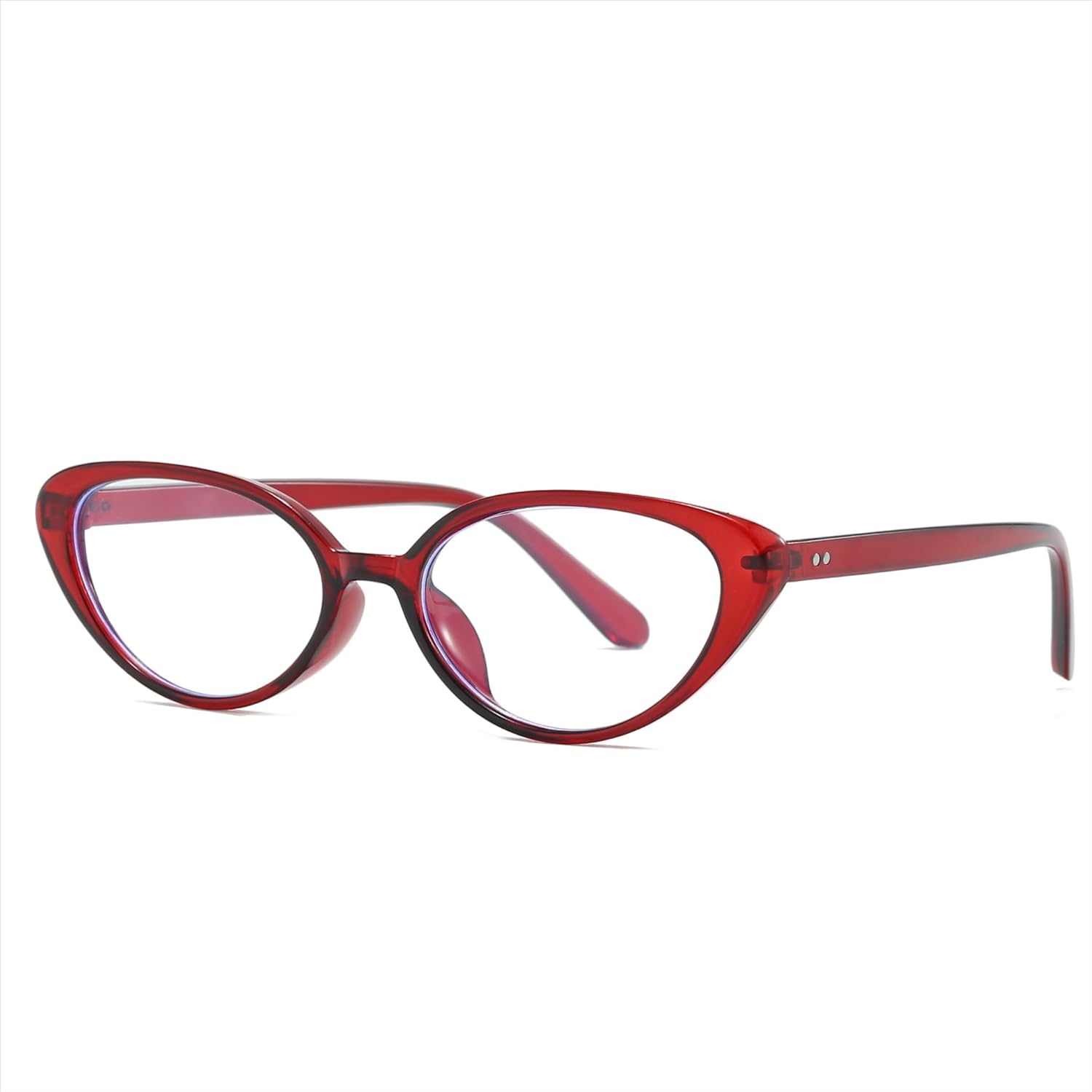 Women's Blue Light Blocking Glasses Casual Cat Eye Frame Reading Glasses For Everyday Use And Travel Accessories