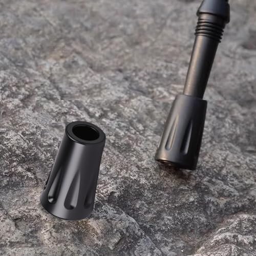 8Pcs Walking Stick Tips, Trekking Pole Tip, Walking Cane Tips Replacement Rubber Tips, Hiking Stick Accessory, Fits Most Standard Hiking Pole (11mm Hole Diameter).