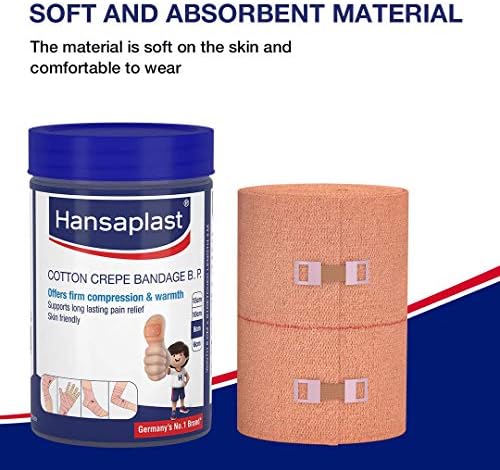 Hansaplast Cotton Crepe Bandage B.P 8cm x 4m