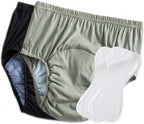 Breathable Cotton Diapers are Not Wet and Leak Proof,Unisex Waterproof Incontinence Adult Diaper,Reusable Diaper Pants,for The Elderly, Disabled, Postpartum,2 Pieces,L