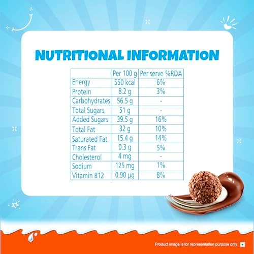 Kinder Joy Creamy Fravor- Boy,60 Grams