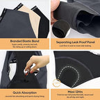 Women's High Absorbency Period Cotton Underwear Heavy Flow Leakproof Panties Washable Incontinence Briefs Multipack