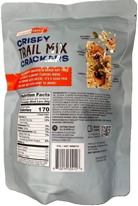 Tropical Fields Crispy Trail Mix Crackers - 2 Pack