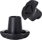 2PCS Cane Tips, 3/4 Inch Upgrade Heavy Duty Rubber Crutch Tips, Replacement Rubber Cane Tips with Metal Washer for Most Walking Canes, Crutches, Folding Canes or Walking Stick