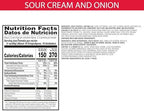 Pringles Potato Crisps Chips, Lunch Snacks, Office and Kids Snacks, Grab N' Go, Sour Cream and Onion, 1.88 Pounds (12 Cans)
