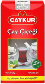 ÇAYKUR Cay Cicegi Turkish Black Tea, Tomurcuk Golden Buds Blend, Naturally Aromatic Loose Leaf, Bright Red Color 500gr / 17.6 Oz