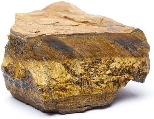 Tiger’s Eye Raw Crystals - 1.25-2.0" Large Natural Healing Stones, Rough Crystal for Tumbling, Cabbing, Fountain Rocks, Decoration, Polishing, Wire Wrapping, Wicca & Reiki
