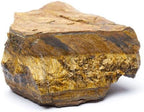 Tiger’s Eye Raw Crystals - 1.25-2.0" Large Natural Healing Stones, Rough Crystal for Tumbling, Cabbing, Fountain Rocks, Decoration, Polishing, Wire Wrapping, Wicca & Reiki