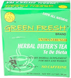 Green Fresh Extra Strength Herbal Dieters Tea (30 Count), 2.11 Ounces