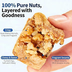 Fig Walnut Black Sesame Pie 158g*2,Fichi Fig and Walnut Bites, Added Black Sesame Seeds,Nutritious Nut Snack,Individually Packaged & Portable Healthy Nutritious Dessert,Healthy Energy Bar