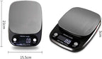 GeRRiT Electronic Scale Kitchen Baking Scale Digital Food Scale LCD Display Home High-Precision Electronic Scale ()