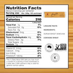 Garofalo - Premium Durum Wheat Semolina Linguine Pasta, Italian Made, Bronze-Drawn, Al-Dente, One-Ingredient Pasta (4 pack)