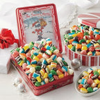 The Swiss Colony Old-Fashioned Christmas Candy Gift Box Holiday Hard Candy Mix with Straws, Waffles, Old Fashioned