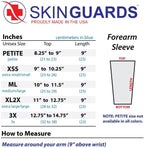 SKINGUARDS Skin Protection Forearm Sleeves + Protects Aging or Thin Skin + UV Protection - Unisex + Made in USA (Pair of Thin Skin Forearm Covers) (Cappuccino, Petite)