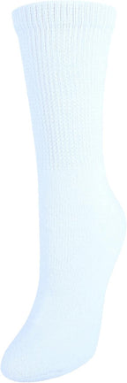 CTM Women's Cushioned Diabetic Crew Socks (3 Pair Pack)