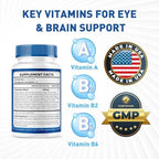 LIVORKA Visium Pro Vision Support - Official Health Supplement Capsules, Natural VisiumPro Vitamin Pills for Visual Health & Wellness, Visium Pro Reviews, 60 Capsules for 1 Month