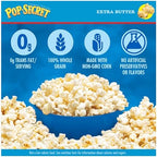 Pop Secret Popcorn, Extra Butter, 3.2 Oz Bags, 12 Ct