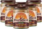 Meridian Organic Peanut Butter Smooth No Salt 280g - Pack of 6