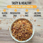 Crispy Fried Onions | 100% Natural (Non-GMO) | Gluten Free | KETO Friendly | No Sodium | Low Carb | Resealable Bag | 8 oz | By Nawabi Life