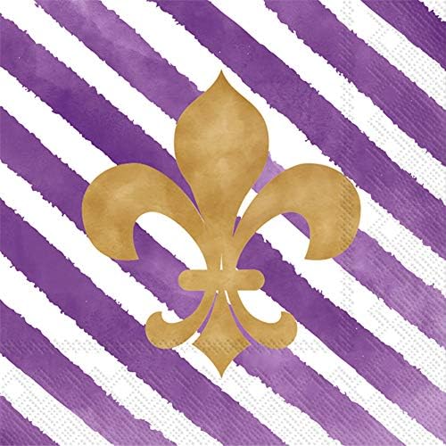 Boston International IHR 3-Ply Paper Napkins, 20-Count Lunch Size, French Quarter