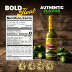 El Yucateco Jalapeño Hot Sauce, Authentic Mexican Green Jalapeo Pepper Sauce, Mild Heat, 5 fl oz, Pack of 1