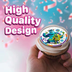 30 x Edible Cupcake Toppers – Fun Monster Adventure Collection of Edible Cake Decorations | Uncut Edible on Wafer Sheet