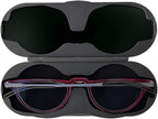 Always With You Crescent Full Frame Reading Glasses with Case - Thin Lightweight Readers