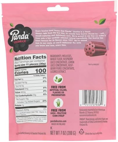 Panda Chews, Raspberry 7 oz (Pack of 3)