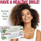 NutriBiotic – Dental Gel, Golden Peppermint, 4.5 Oz | with GSE, Aloe, Vitamin C & Baking Soda | Vegan, Biodegradable & Free of Fluoride, Gluten & Sodium Lauryl Sulfate / SLS