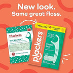 Plackers Micro Line Dental Floss Picks, Fold-Out FlipPick, Tuffloss, Easy Storage with Sure-Zip Seal, Fresh Mint Flavor, 300 Count