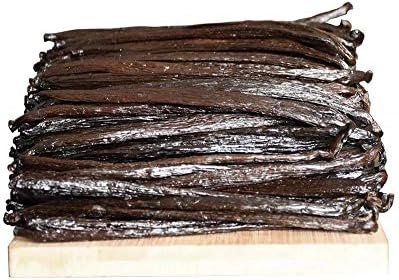 25 Madagascar Vanilla Beans Whole Gourmet Extract Grade A Pods for Baking, Extract, Cooking, Brewing