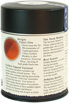 The Tao of Tea, Golden Monkey Black Tea, Loose Leaf, 3.5 Ounce Tin