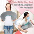 Breast Pillow for Massage Table Massage Breast Bolster Pillow for Sleeping Massage Wedge Bolster Stomach Sleepers Chest Pillow Breast Support Pillow Feminine Massage Pad for Spa Salon