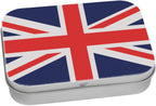 Azeeda 110mm 'United Kingdom Union Jack' Metal Hinged Tin/Storage Box (TT00216604)