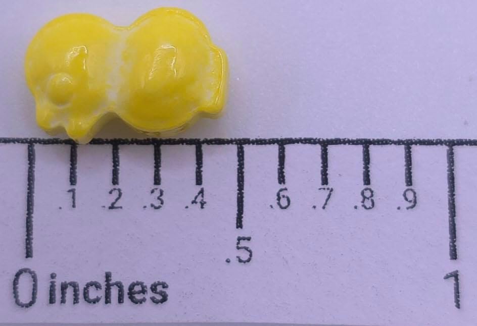NCS Baby Duck Shaped Edible Sprinkles – Yellow Cupcake, Cake & Cookie Decorations, 7 oz