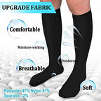 30-40mmHg Medical Graduated Compression Socks for Women&Men Circulation-Compression Stockings-Knee High Socks for Support,Hiking,Running