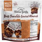 Nature's Garden Dark Chocolate Covered Almonds Snack Packs – No Trans Fat, Indulgent Snack, Dark Chocolate Almonds, Kosher Certified – 1 Oz Bags (15 Individual Servings)