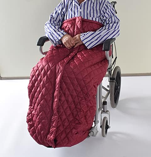 Wheelchair Blanket Fleece Cover for Legs/feet, Winter Waterproof Wheelchair Cover for Adult, Wheelchair Leg Covers - Best Choice for Wheelchair Users to Prevent Wind in Winter