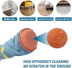 Self-Wringing Twist Mops for Floor Cleaning, Microfiber Floor mop with 57 " Long Handle, Easy Wringing Mop for Hardwood Commercial Household Clean