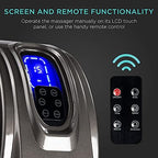 Best Choice Products Shiatsu Foot Massager for Pain Relief, Plantar Fasciitis, Neuropathy, Blood Circulation, Remote Control w/Compact Design - Gray