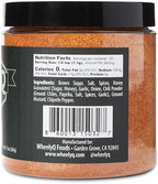 WheelyQ Barbecue All Purpose Rub & Seasoning for Ribs, Brisket, Chicken, Pork, Seafood & Veggies | Meat Rub for Smoking and Grilling (7.2 oz)