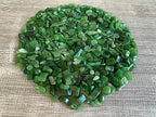 WHOLESALE Natural Semi Tumbled Nephrite Jade Gemstone Chips, Crushed Mini Crystals, Undrilled Crystal Chips (Nephrite Jade, 0.25 Pound)