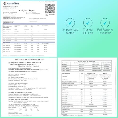 Women’s Candida Cleanse & Yeast Balance | Herbal Parasite Detox with Oregano, Wormwood, Black Walnut & Clove | Gut, Digestive & Flora Rebalance Formula | Third-Party Tested, Vegan, Non-GMO, 60 Caps