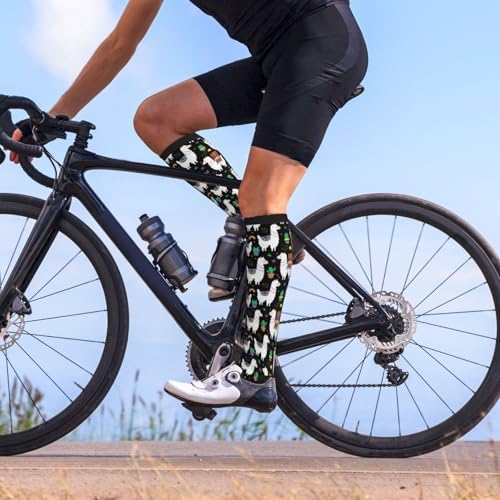 Compression Socks Knee High Circulation Support Socks For Women Men Athletic Running Hiking Cycling