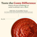 Cento Tomato Passata 24 Oz (Pack of 6) 100% Fresh Italian Sieved Tomato Puree for Homemade Pasta Sauce, Soup, Pizza, Meat, Salsa Recipes - Made in Italy - Non-GMO, Gluten-Free