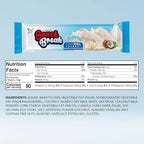 Snack Break Coconut Wafer Rolls, Rolled Wafer Cookies, Coconut Coated Delicious Snack, Individually Wrapped, Crunchy Sticks for On-the-Go, Coffee, Tea, Pack of 24