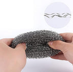 48 Pack Stainless Steel Scourers Sponges,Steel Wool scrubbers for stoves, pots, Cooker Hoods, etc. That are Difficult to Clean (48 Pack-Small 10 gram)
