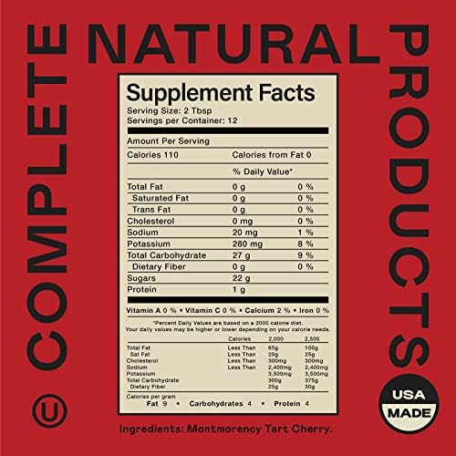 Sweet Montmorency Tart Cherry Juice Concentrate - 12oz Syrup, Extract, & Tart Cherry Juice Supplement for Sleep & Uric Acid