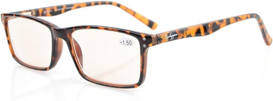 Eyekepper Computer Stylish Readers Quality Spring Hinges Computer Reading Glasses Tortoiseshell +1.5